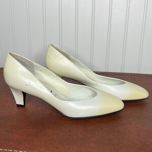 YSL Square Heeled Pumps Size 6